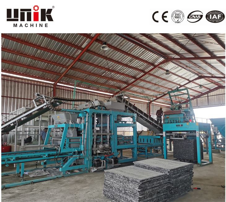 Hydraulische pers betonblokmachine