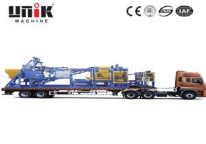 Mobiele machine voor het maken van betonblokken