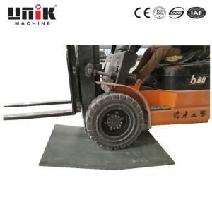 Pvc-pallet voor betonblokken